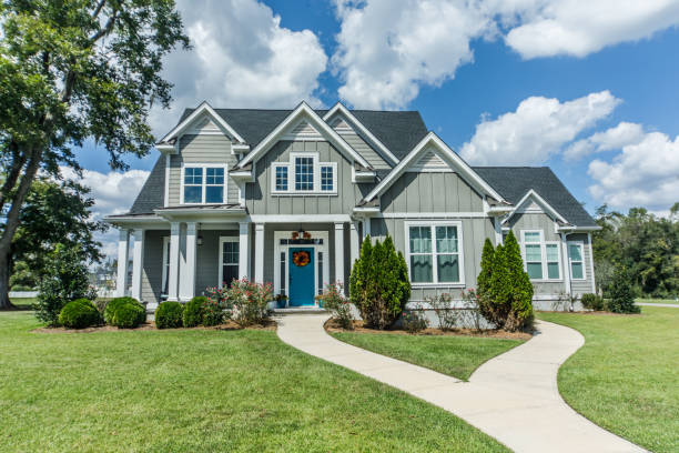Well-maintained exterior of a home with landscaping and clear pathway